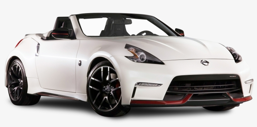 Nissan 370z Nismo Roadster White Car Png Image - Nissan 370z Roadster Png, transparent png download