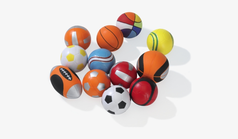 Sport Balls Set Foam Ø 10 Cm, Set Of - Sportballen Png, transparent png download