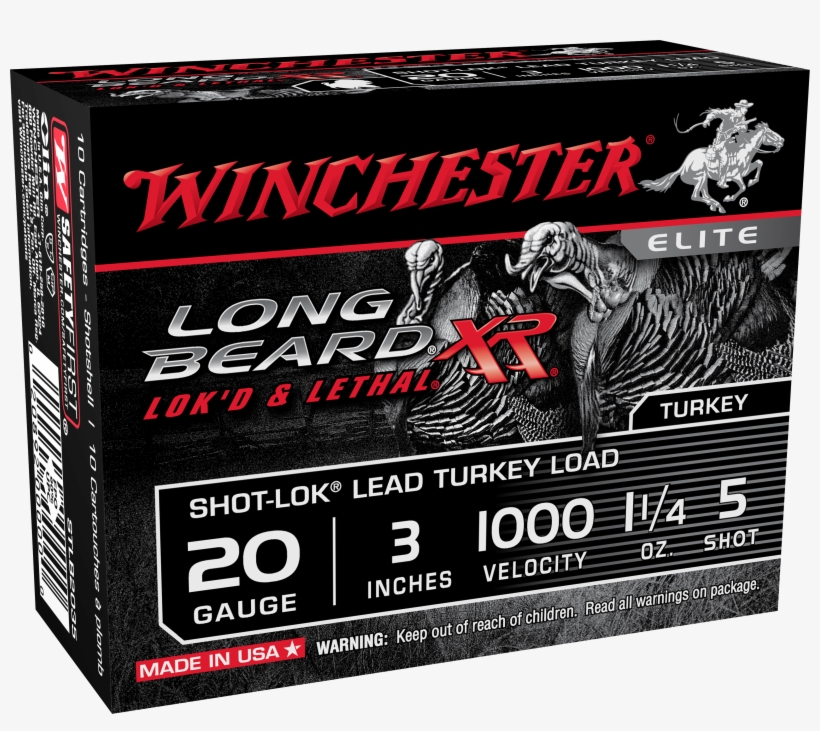 Winchester's New 20-gauge Long Beard Xr Load Should - Winchester 20 Gauge Turkey Loads, transparent png download