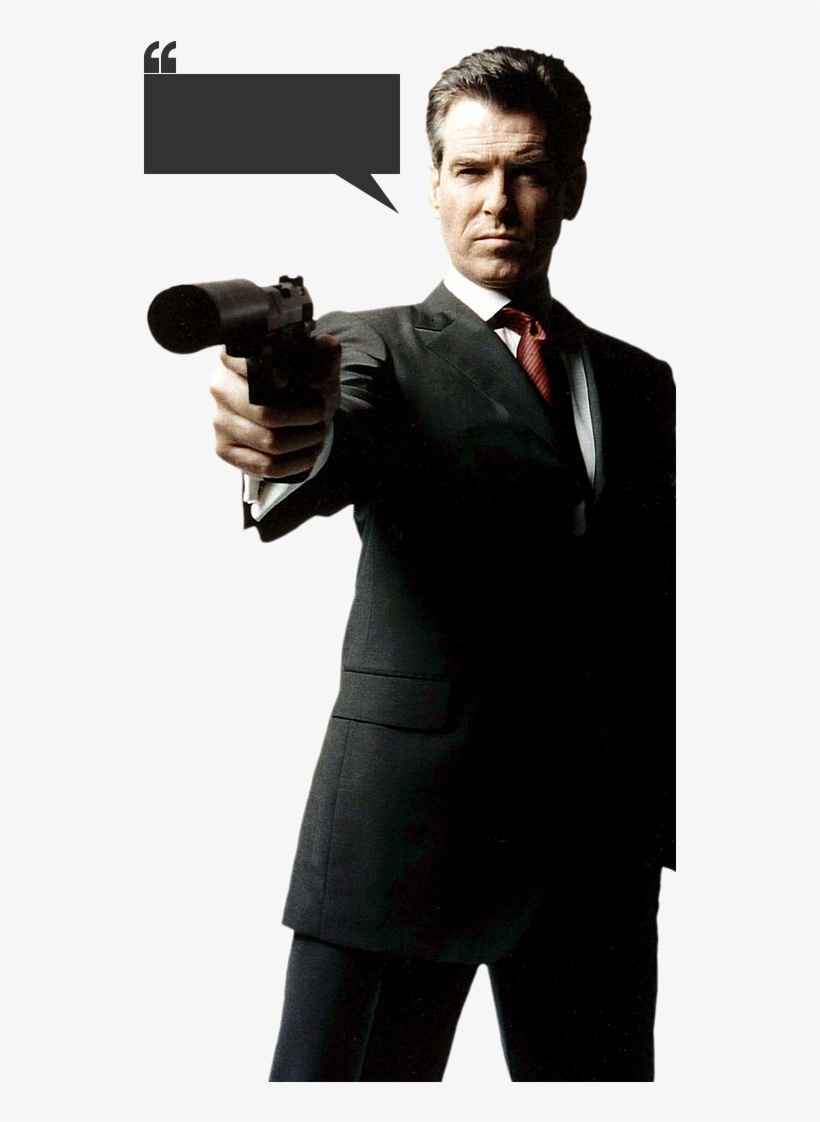 James Bond Png Image - Pierce Brosnan Bond 1986, transparent png download