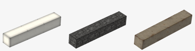 Some 6 Unit Long Armor Modules For Those Extra Large - Concrete, transparent png download