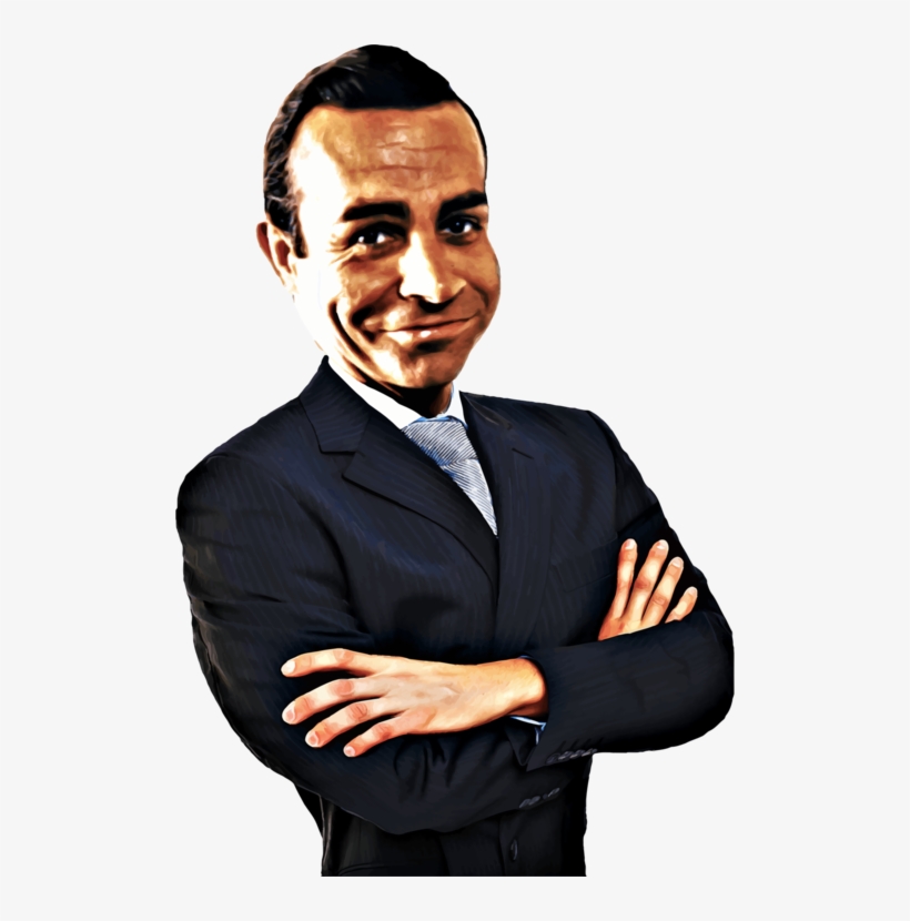 Sean Connery Caricature James Bond Humour Cartoon - Sean Connery, transparent png download
