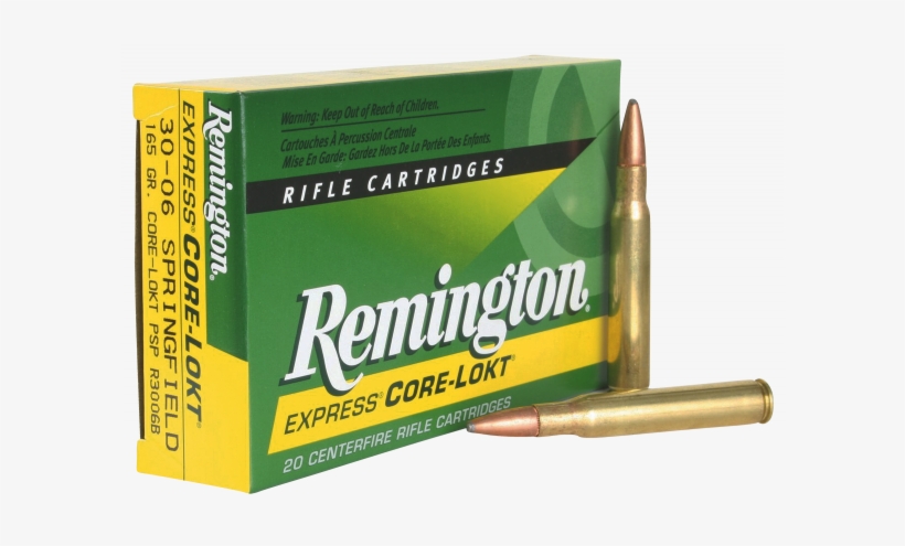 Remington Ammunition R3006b Core Lokt 30 06 Springfield - Remington 150 Grains#r30301 27818, transparent png download