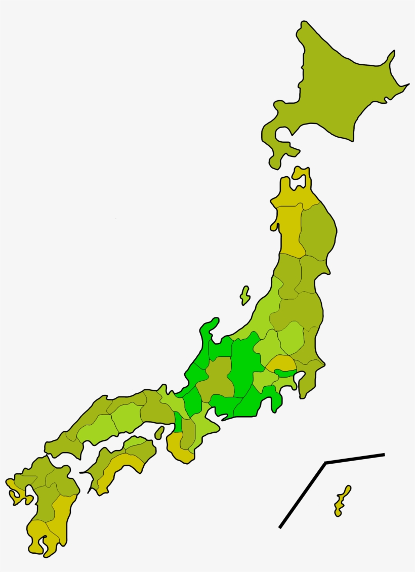 Japan Hdi By Prefecture - Japan Hdi Map, transparent png download