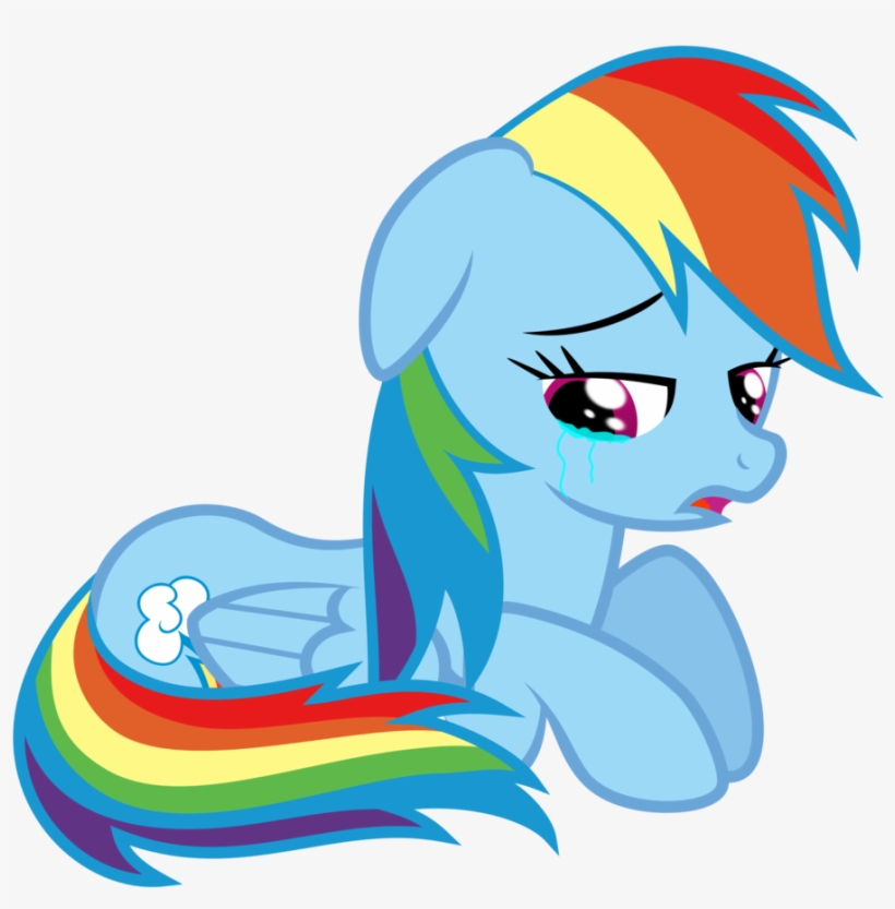 Angry Rainbow Dash Vector