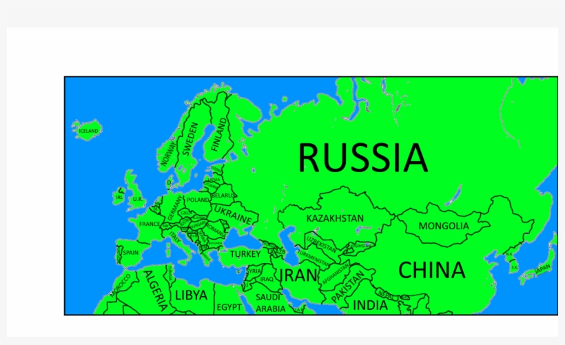 Starting Map-0 - Europe Map Game, transparent png download