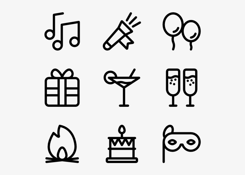 Festa Junina - Web Design Line Icon, transparent png download
