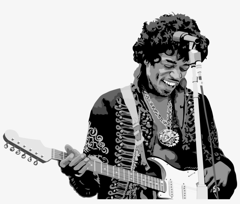 Musician Guitarist The Jimi Hendrix Experience, transparent png download