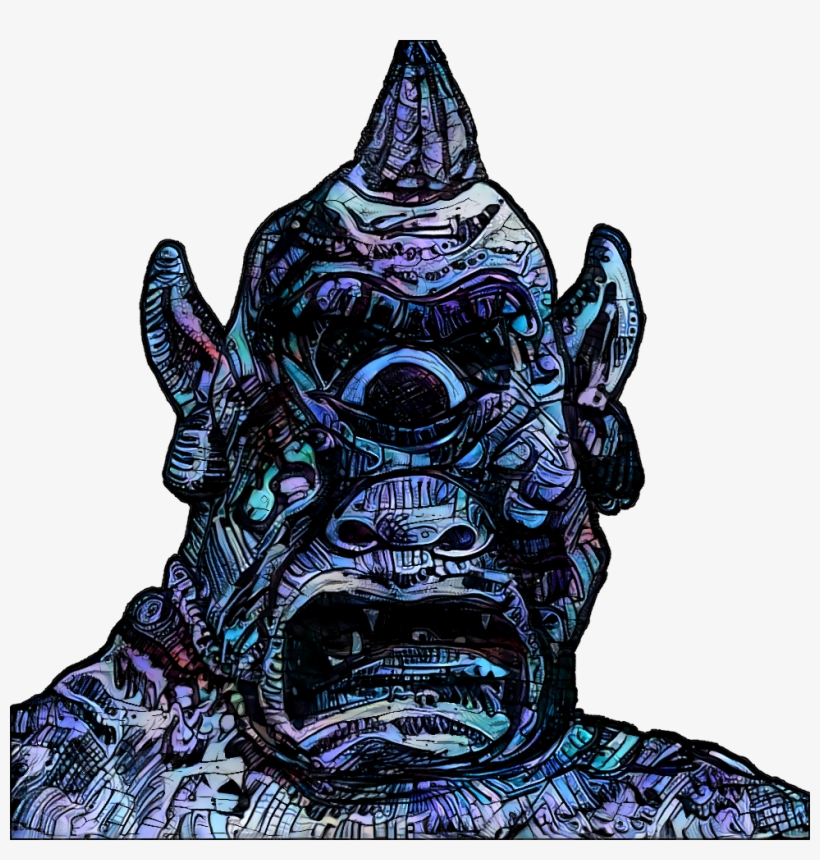 Cyclops Blue Dream Pattern And Hatch Line - Line, transparent png download