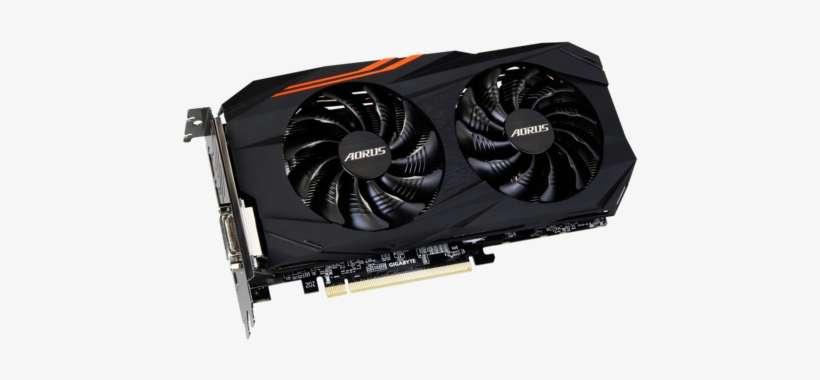 Graphics Card Download Png Image - Gigabyte Rx 580 Aorus, transparent png download