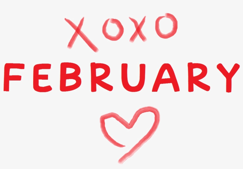 February Transparent Images Png - Month Of Love Png, transparent png download