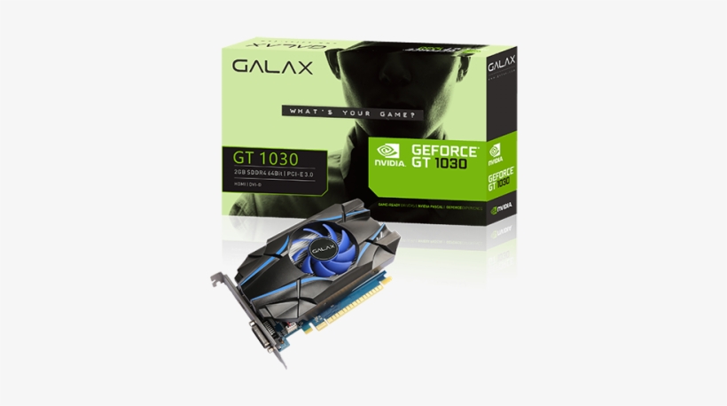 Galax Geforce® Gt - Galax Geforce Gt 1030 2gb Ddr4, transparent png download