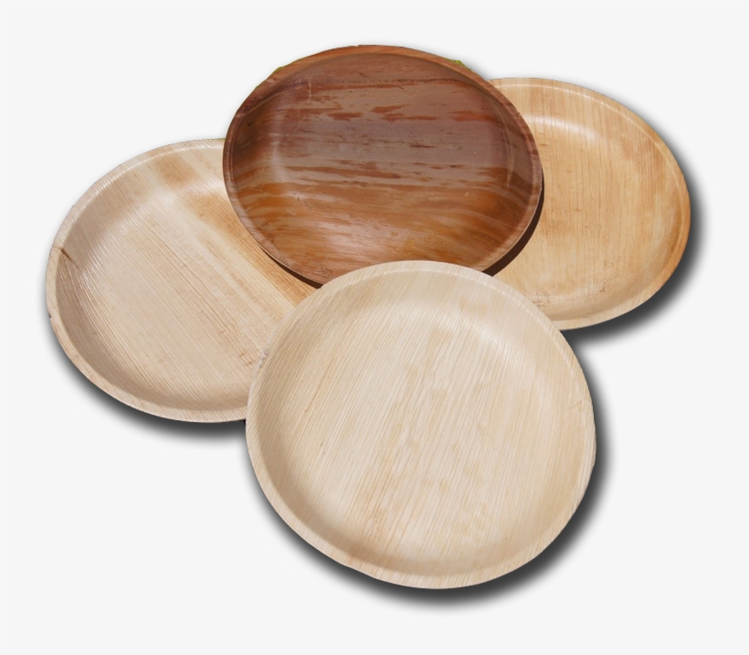 Biodegradable Palm Leaf Dishes - Plywood, transparent png download