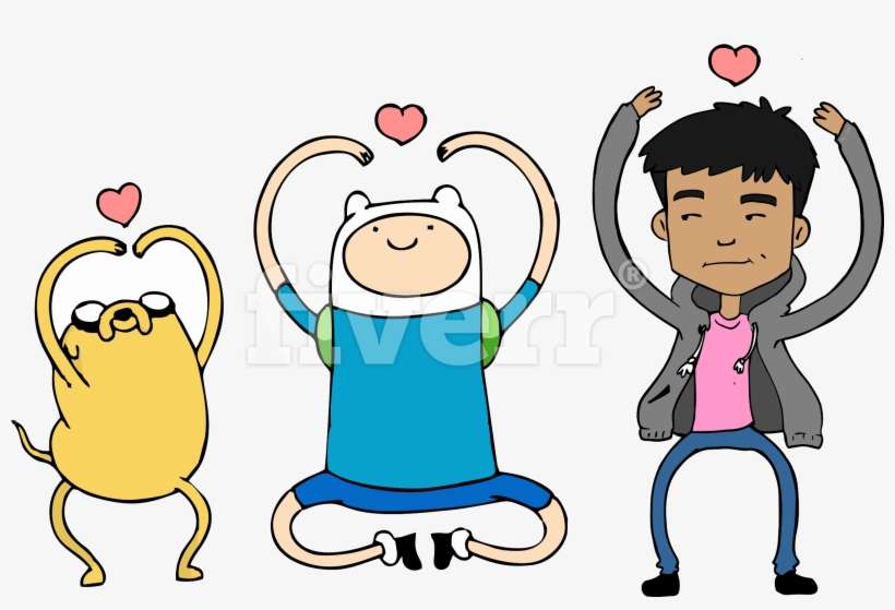 Finn And Jake Png, transparent png download