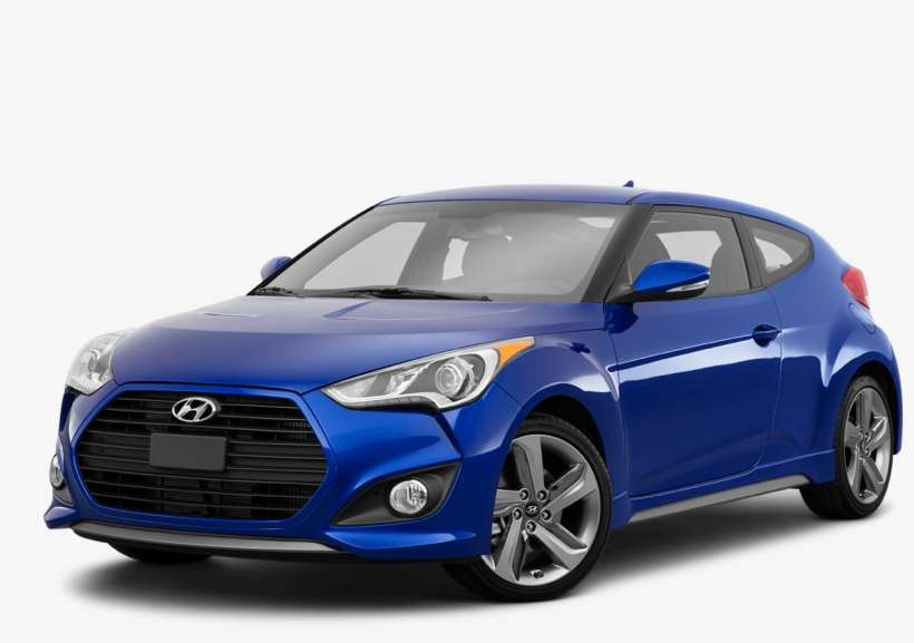 Hyundai Blue Coupe - Jogo Calha De Chuva Defletor Hyundai Veloster - 3 Portas, transparent png download