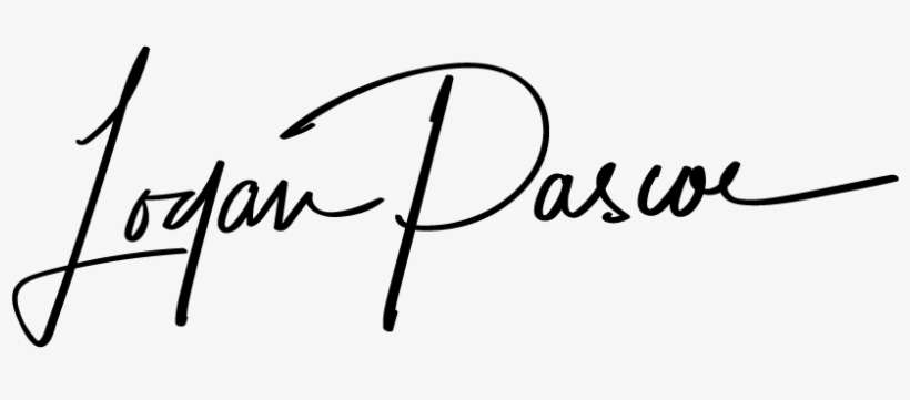 Logan Pascoe Signature Only - Portable Network Graphics, transparent png download