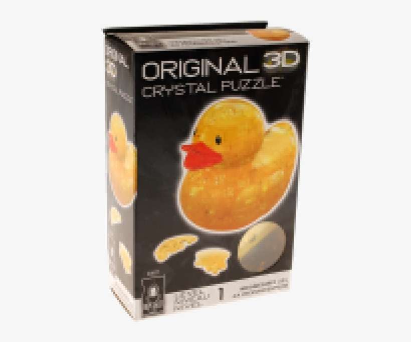 3d Crystal Puzzle Rubber Duck, transparent png download