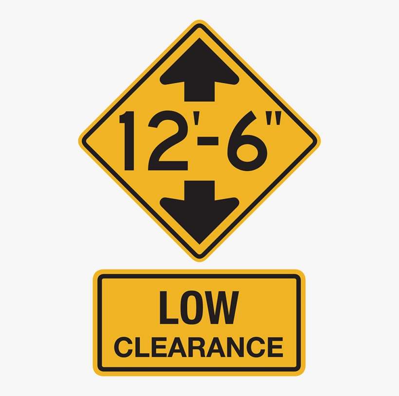 Do Not Enter If Your Vehicle Is Taller Than The Height - Height Of Underpass Sign, transparent png download
