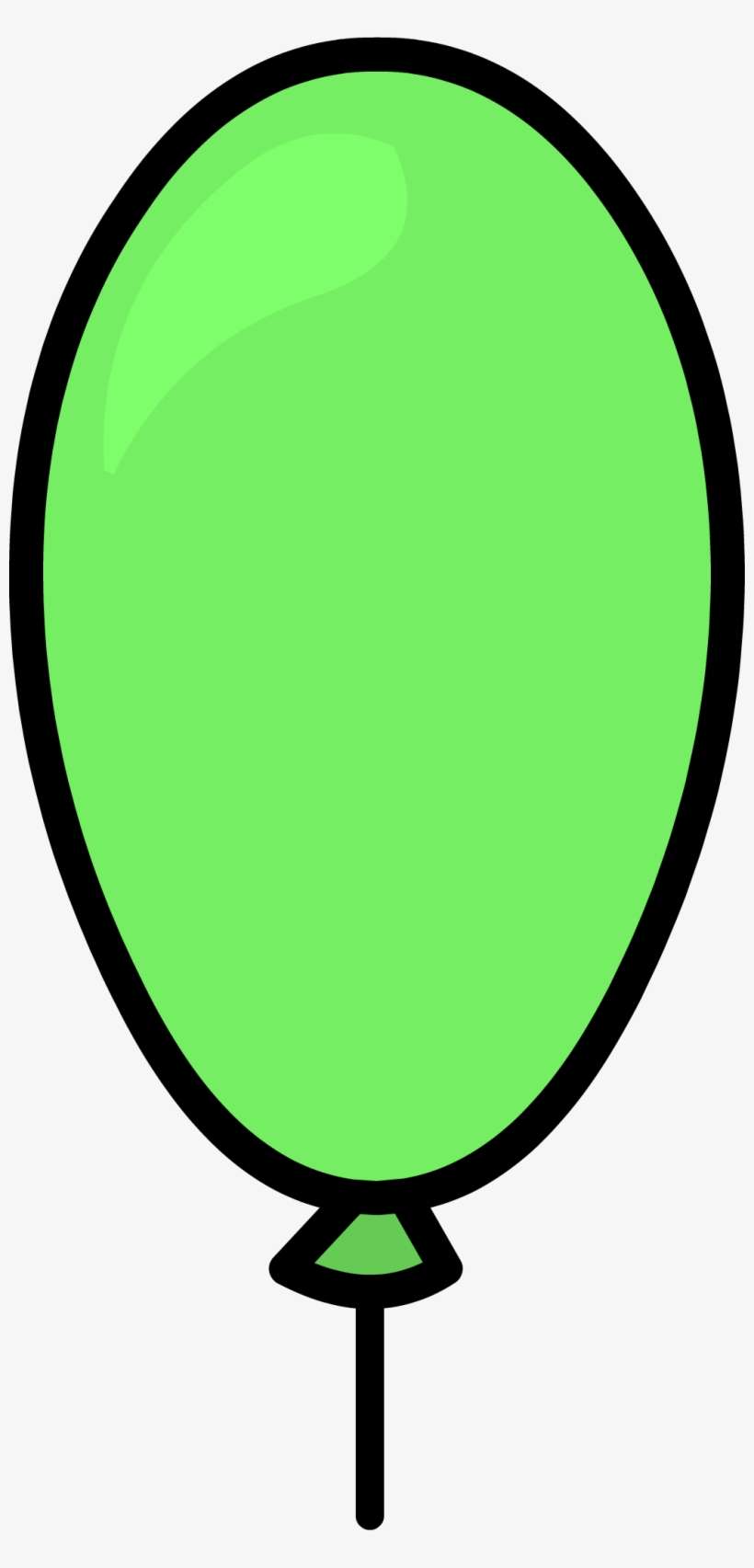 Green Balloon - Portable Network Graphics, transparent png download