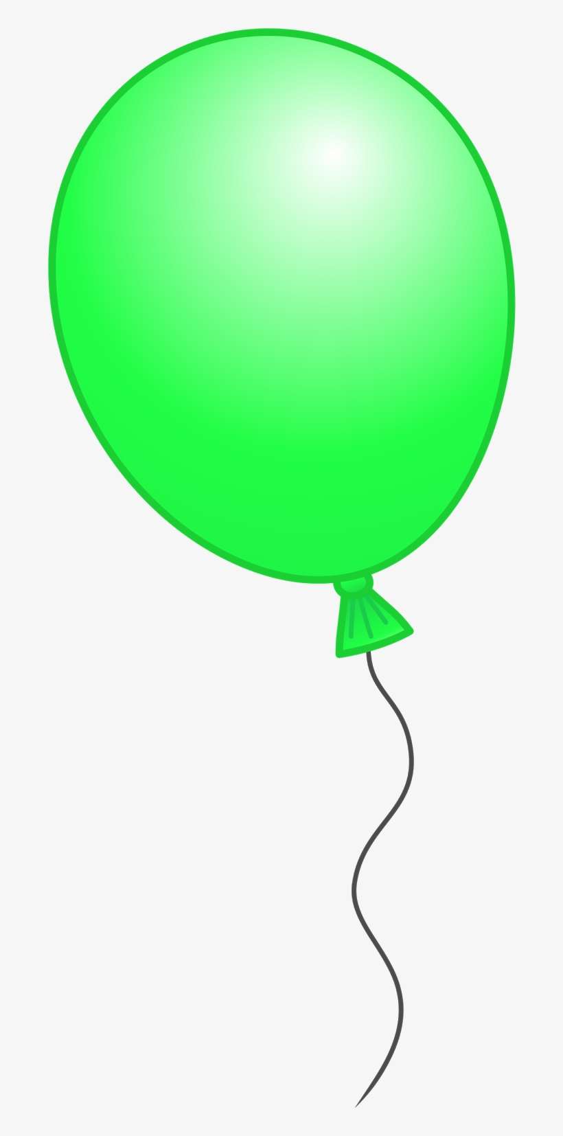 A Selection Of Balloons To Use In Your Projects Or - Green Balloon With Black Background, transparent png download