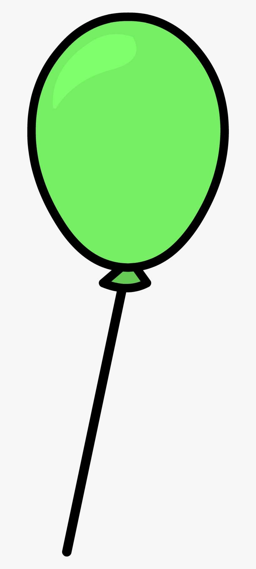 Green Balloon Sprite 003 - Eses, transparent png download