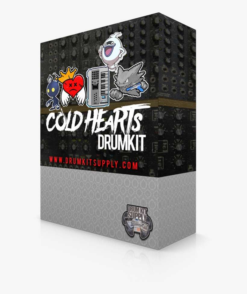 [new] Cold Hearts Drum Kit - Drums, transparent png download