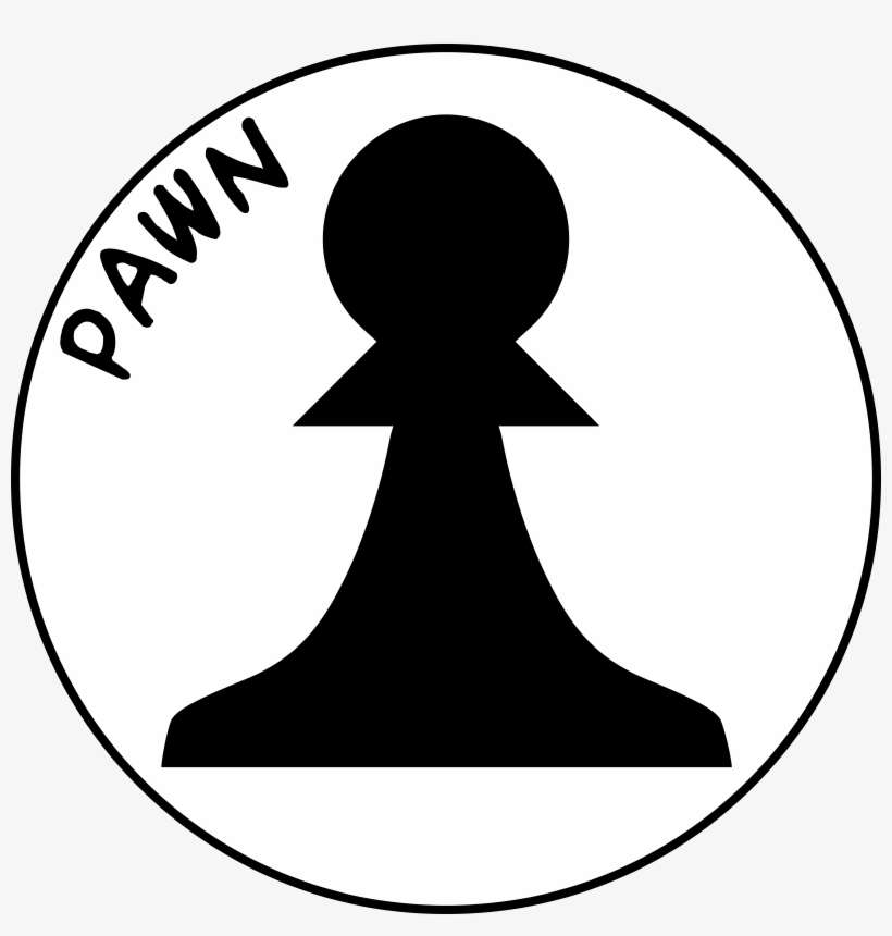 Chess Piece Pawn Bishop Coloring Book - Pieza Del Ajedrez Peon, transparent png download