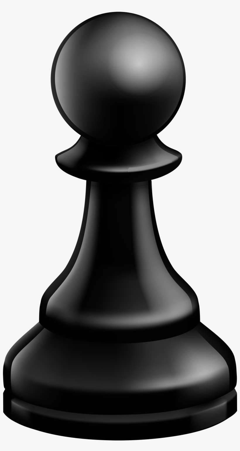 Free Png Pawn Black Chess Piece Png Images Transparent - Clip Art, transparent png download