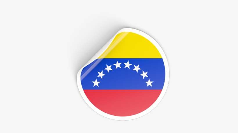 Illustration Of Flag Of Venezuela - Venezuela Sticker Png, transparent png download