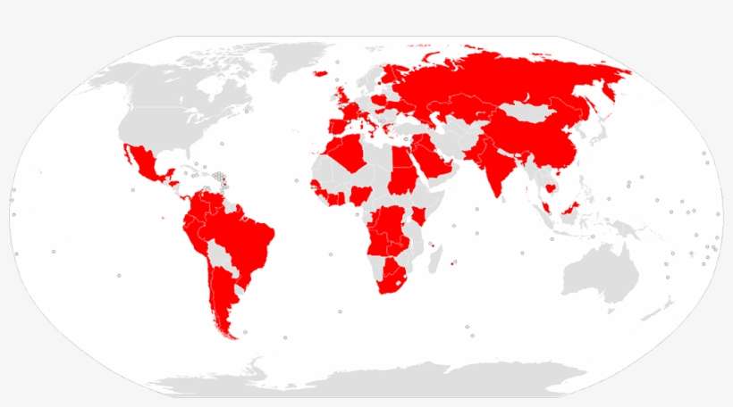 Countries With Public Officials Implicated In The Panama - Power Resources Of The World, transparent png download