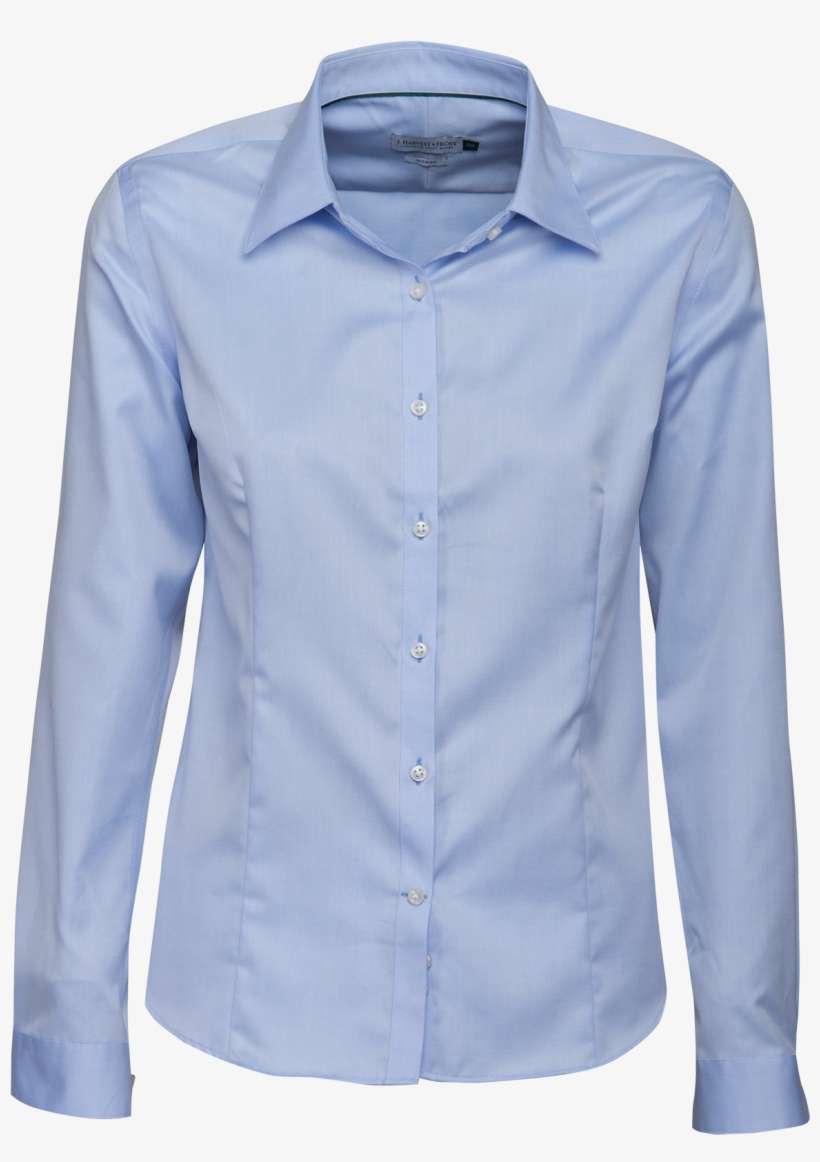 H & Frost Green Bow 01 Ladies Shirt In Sky Blue - Shirt, transparent png download