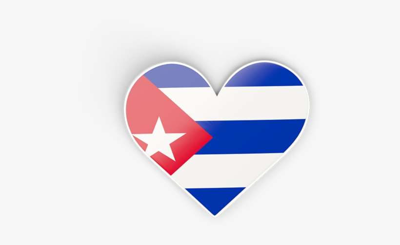 Illustration Of Flag Of Cuba - Flag Cuba Heart Png, transparent png download