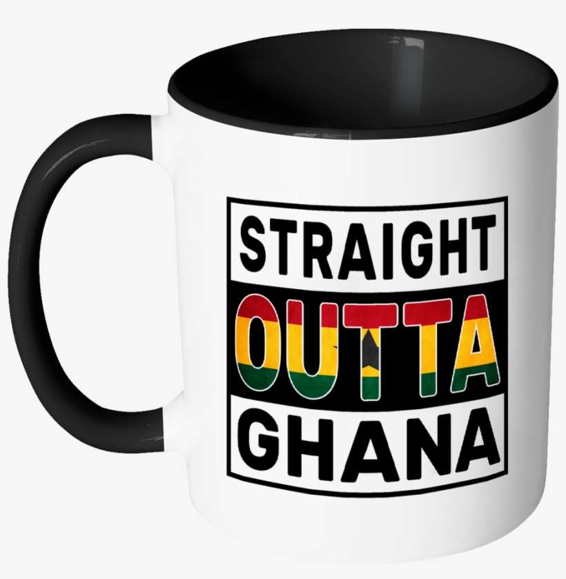 Straight Outta Ghana - Mug, transparent png download