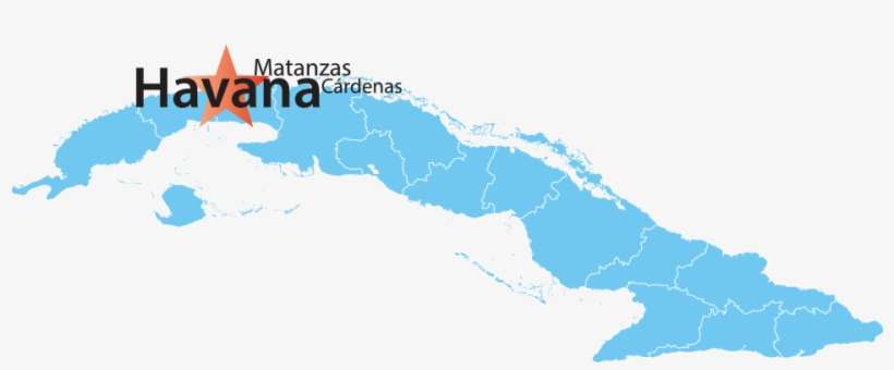 Map-cuba - Nickel Reserve In Cuba, transparent png download