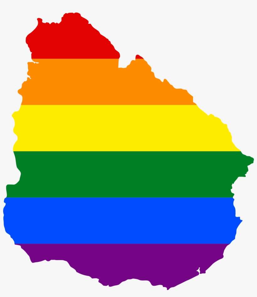 Open - Uruguay Gay Flag, transparent png download