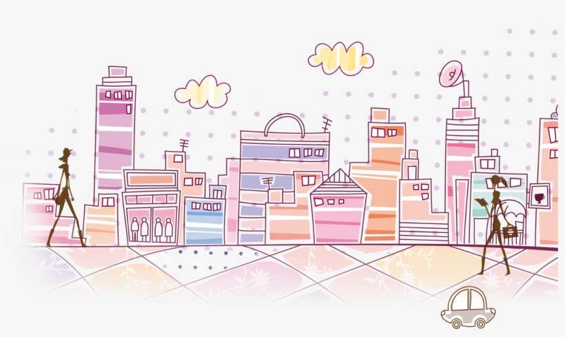 Banner Royalty Free Library Computer File Hand Painted - Pink Fashion Background Computer, transparent png download