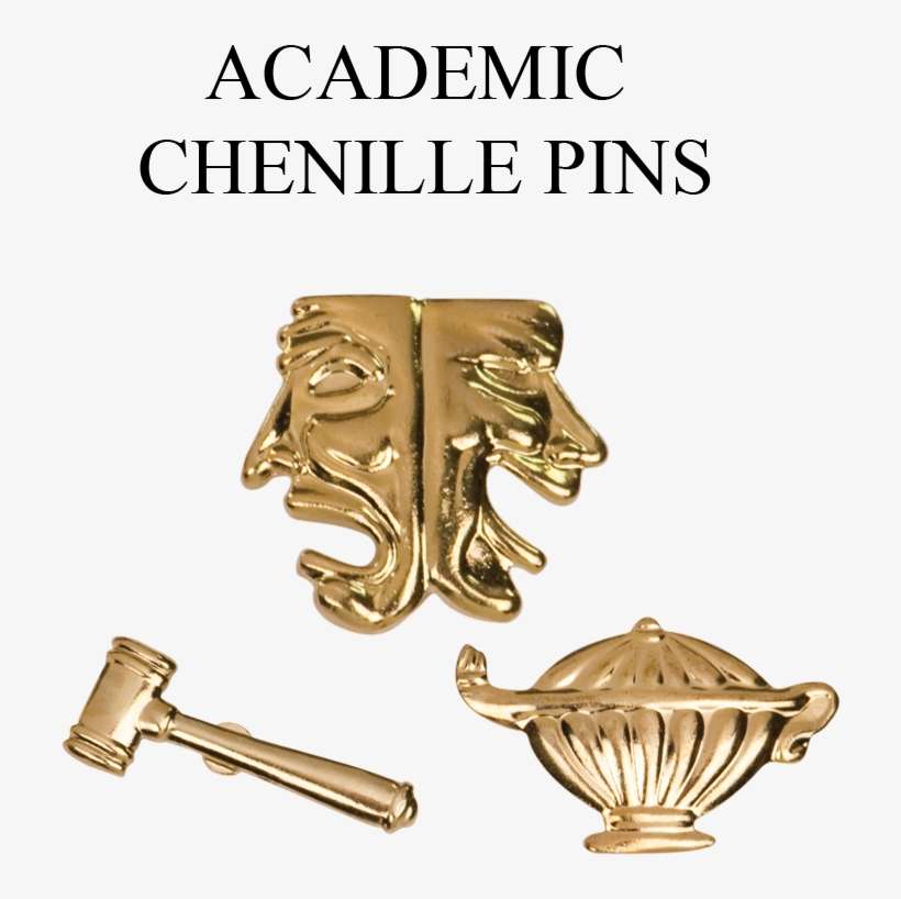 Website Academic Chenille Pins - Chenille Insignia Pin - Gavel, transparent png download