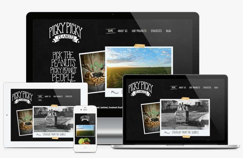 Picky Picky Peanuts - Mac Iphone Mockup, transparent png download