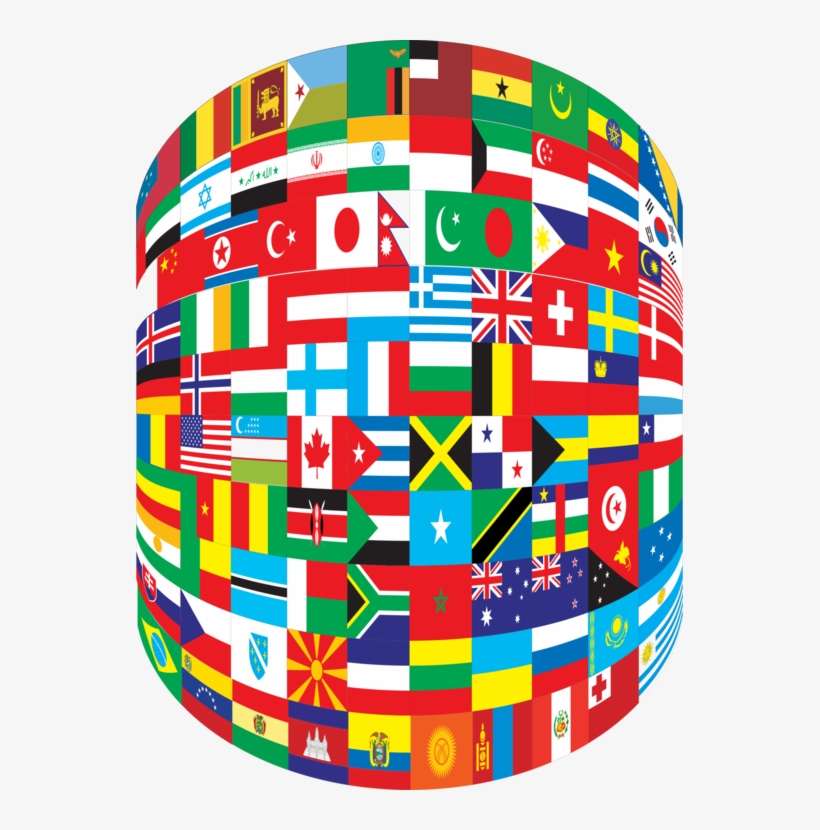 World Flag World Flag Flags Of The World Globe Free - Flag, transparent png download