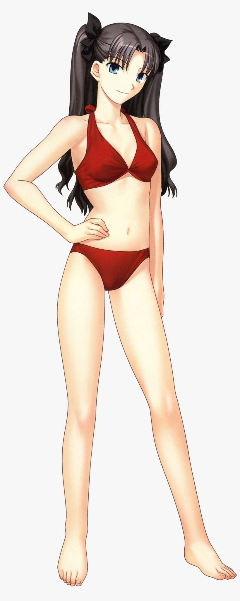 Rin Swimsuit - Fate Stay Night, transparent png download