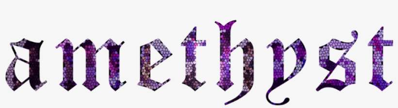 Amethyst Stain Glass Logo-01 - Candlemass Self Titled, transparent png download