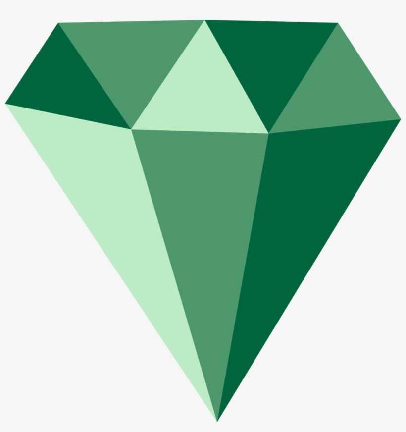 Jewel Clipart Emerald Stone - Mlp Emerald Cutie Mark, transparent png download