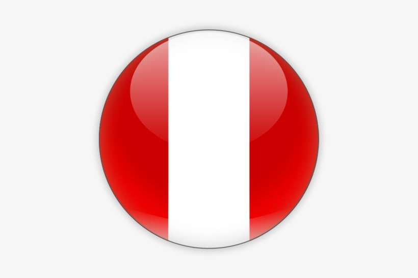 Illustration Of Flag Of Peru - Peru Flag Circle Png, transparent png download