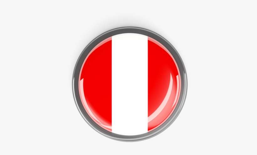 Illustration Of Flag Of Peru - Peru Button Png, transparent png download