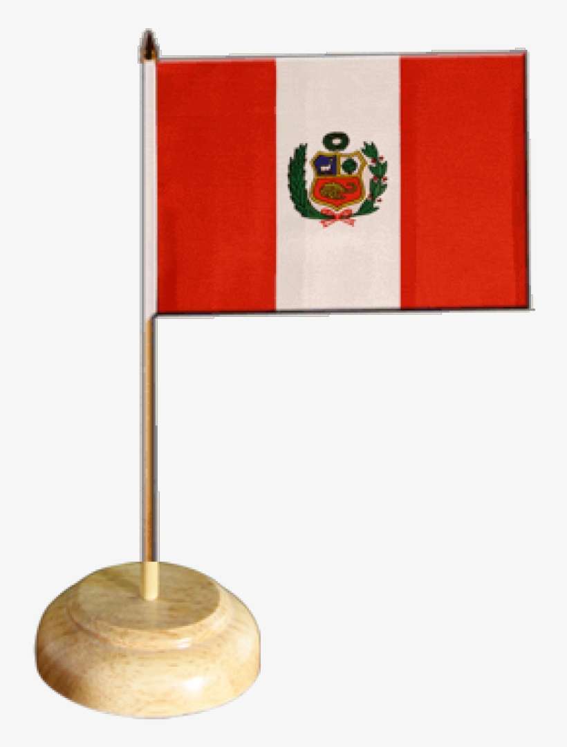 Peru Table Flag - Peru Table Flag 10cm X 15cm, transparent png download