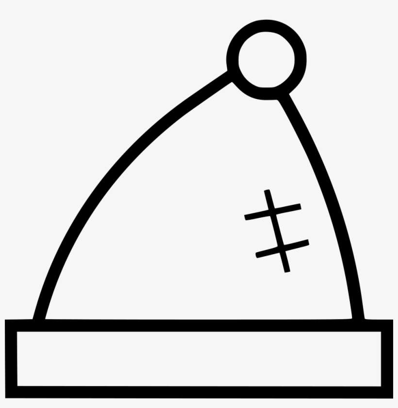 Santa Hat Comments - Cross, transparent png download