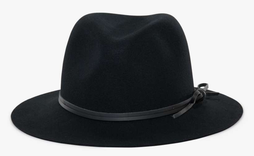Brixton Wesley Fedora Black, transparent png download