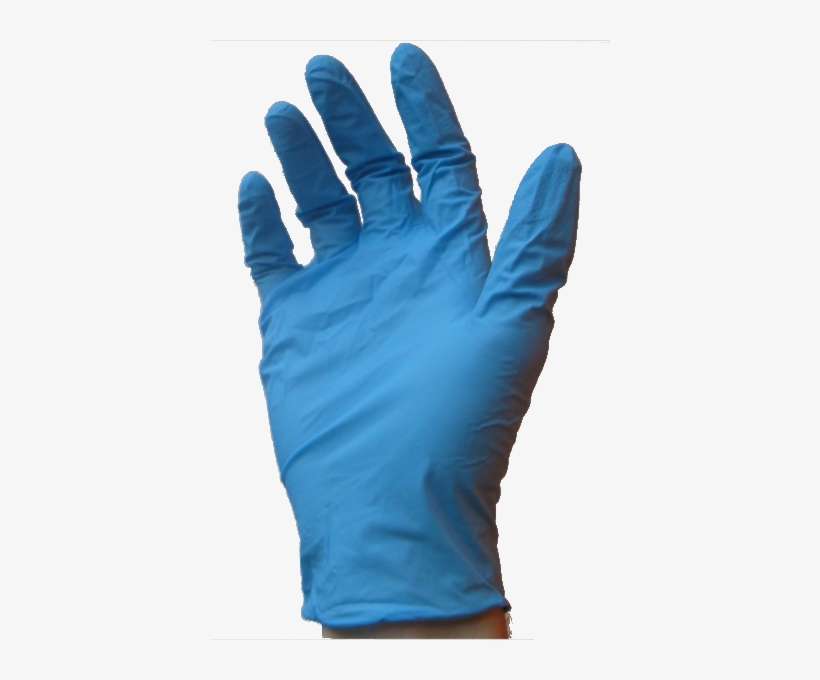 Disposable Nitrile Glove With Transparent Background - Disposable Nitrile Gloves 100s: Small, transparent png download