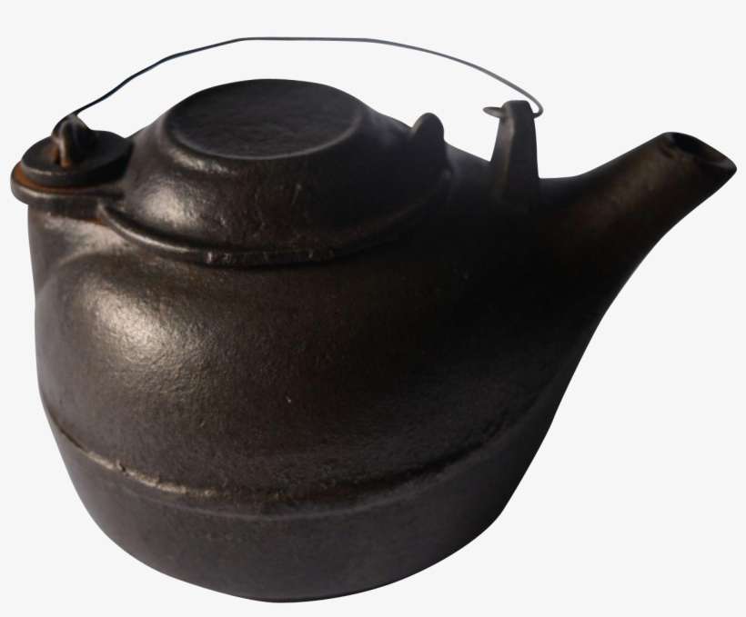 Metalware Castiron Teapot Kettle Vintage Cast Iron - Teapot, transparent png download