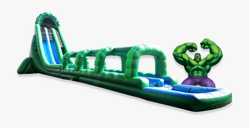 Hulk Water Slide - Long Water Slide Inflatable, transparent png download